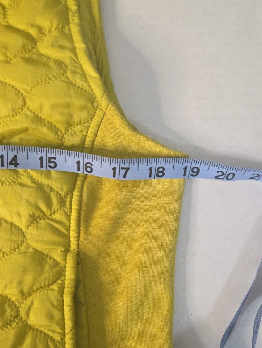 L.L. Bean Quilted Yellow Women's Vest - Picture 7 of 7